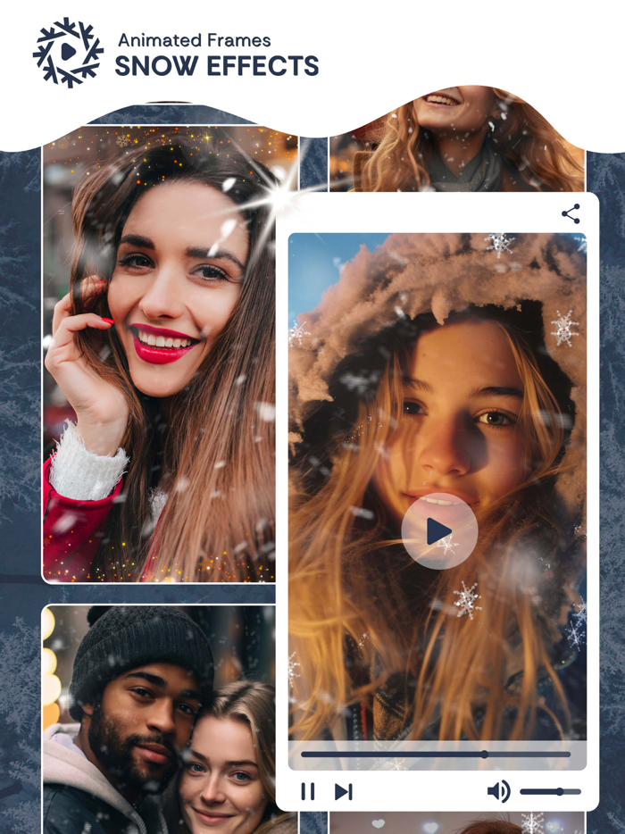 Animated frames - Snow Effects