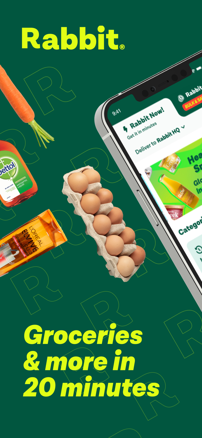 Rabbit 20 mins delivery