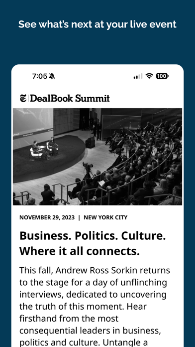 DealBook Summit 2023 Screenshot