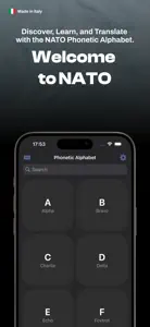 NATO: Phonetic Alphabet screenshot #1 for iPhone
