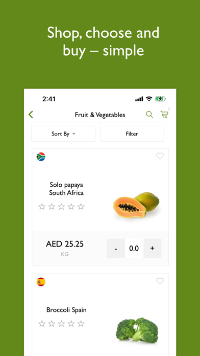 Waitrose UAE Grocery Delivery Screenshot