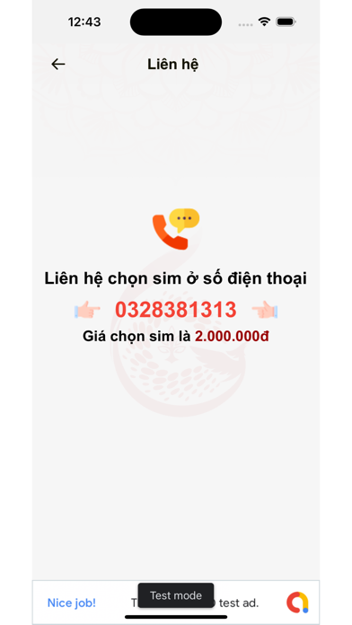 Sim Phong Thủy Screenshot