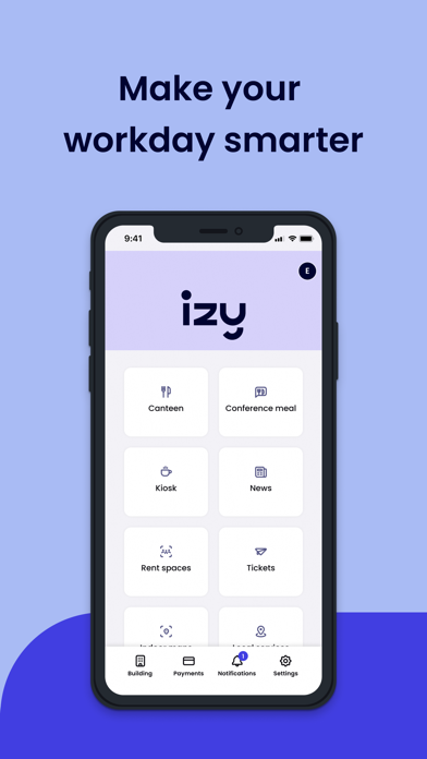 Izy app Screenshot