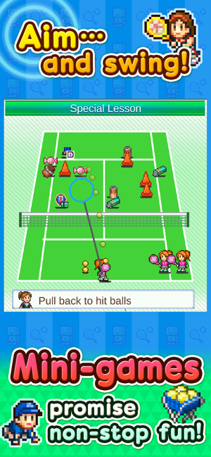 צילום מסך של סיפור מועדון הטניס