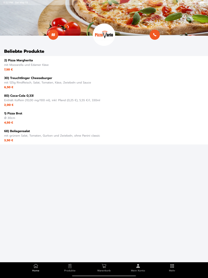 Pizza Vario Treuchtlingen