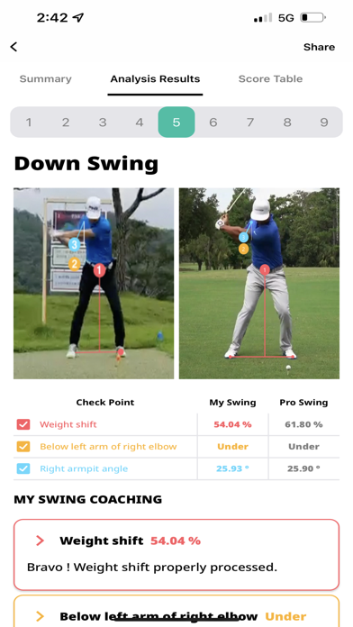 9Poses - AI Golf Analysis Screenshot