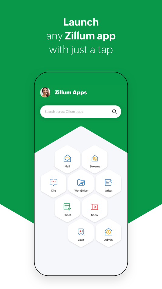 #1. Zillum (iOS) 来自: Zoho Corporation
