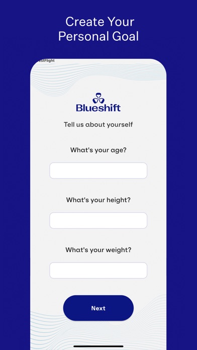 Blueshift Wellness Bottle Screenshot