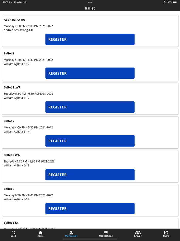 Artistry in Motion Performing