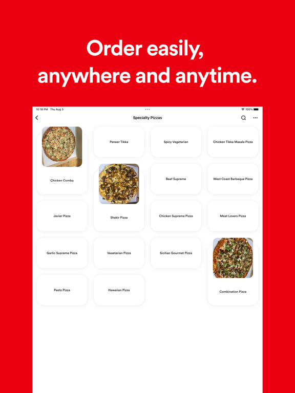 Halal Pizza Stockton iPad screenshot 3 - Food & Drink app
