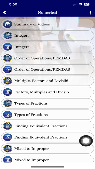 REO Civil Service Exam Review Screenshot