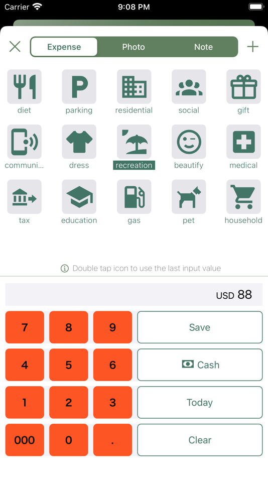 #4. 328Expense lite:Relaxing Style (iOS) Podle: Sze Kwok Cheung