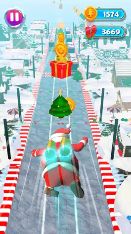 Game screenshot Santa Run - Christmas Game apk