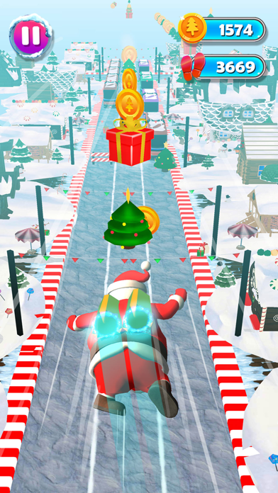 Santa Run - Christmas Game Screenshot