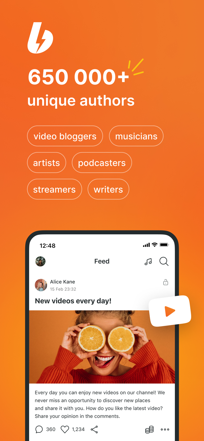 Boosty Content just for fans