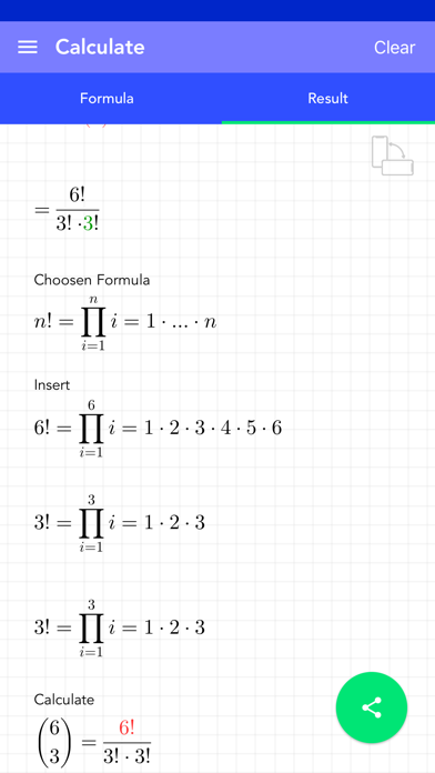 Binomial Coefficient Screenshot