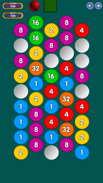 Bubble Connect - Merge Number Screenshot