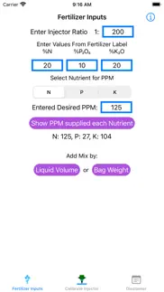greenhouse fertilizer iphone screenshot 1