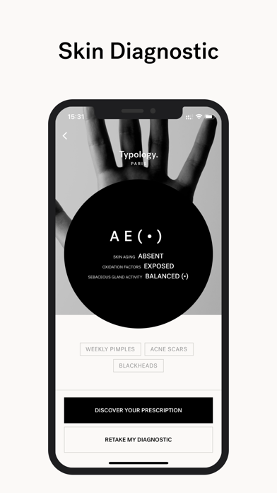 Typology Paris - Skincare Screenshot