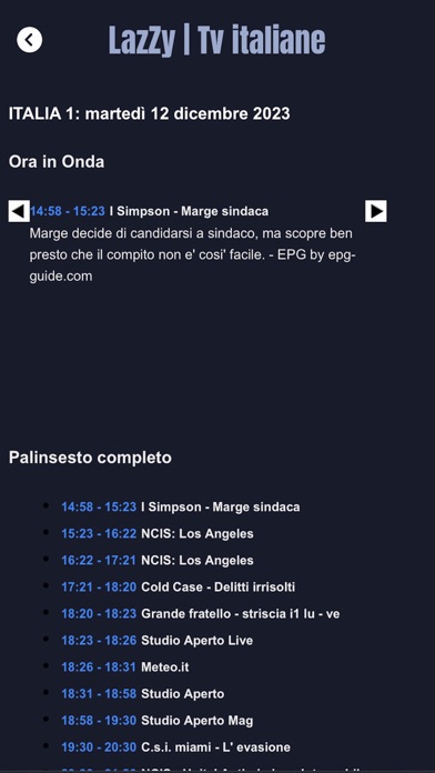 LazZy | Tv italiane Screenshot