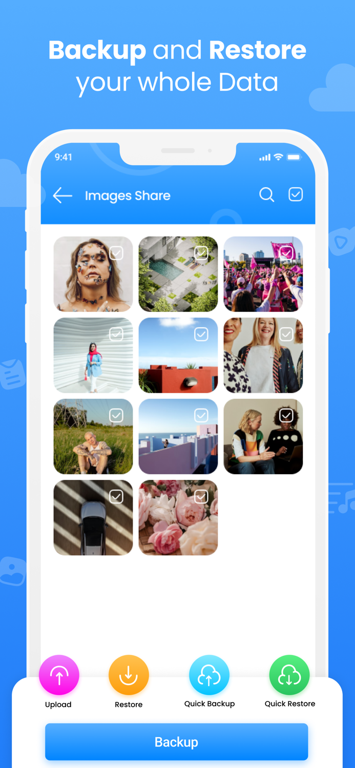 Cloud storage Cloud backup