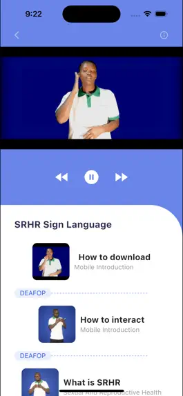 Game screenshot SRHR Sign Language mod apk