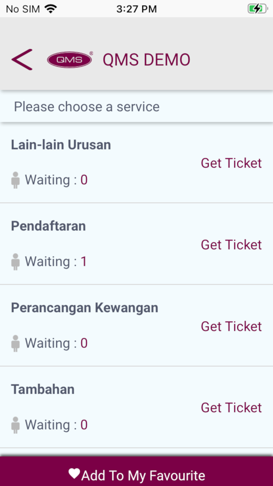 #2. Queue Management System (QMS) (iOS) 由: General Microsystems Sdn Bhd