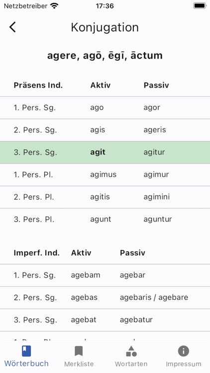 Navigium Großwörterbuch Latein screenshot-5