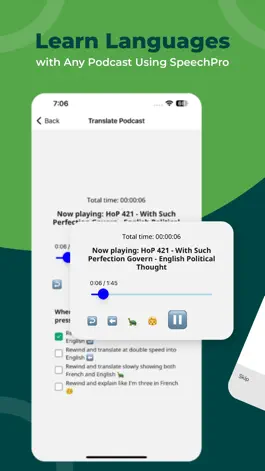 Game screenshot SpeechPro - Language Podcasts hack