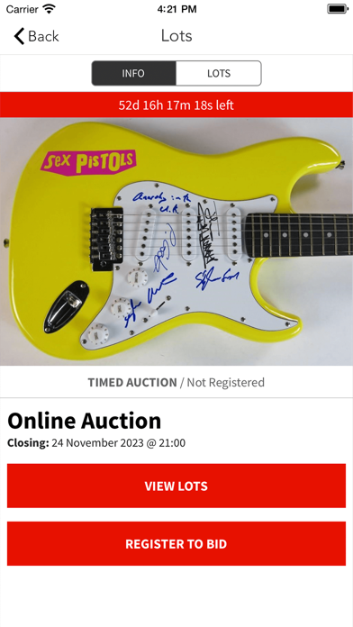 Eaton & Brennan Auctions Screenshot