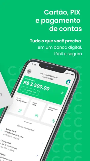 CeapeBank: conta, crédito, PIX screenshot 2