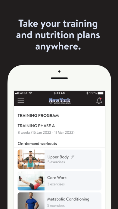 NY Fitness Clubs Screenshot