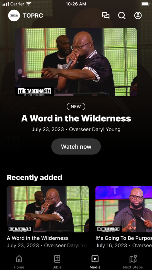 #2. The Tabernacle RC (iOS) 由: Tabernacle of Prayer Revival Center Inc