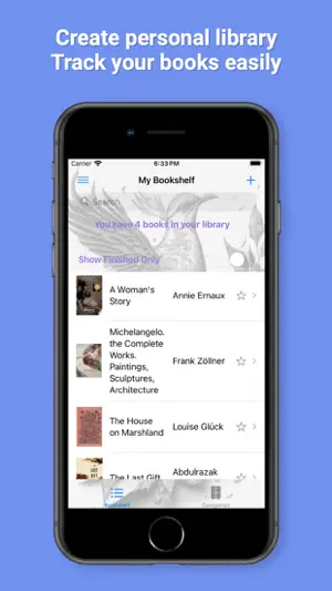 Book Tracker App - Ex Libris screenshot 1