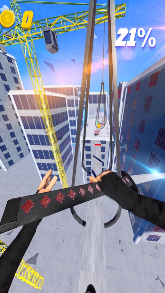 #3. Rooftop Ninja Run (iOS) Podle: Mad Hook
