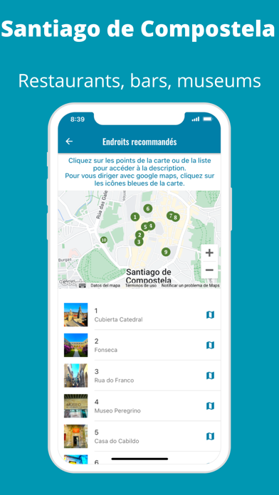 Screenshot #3 pour Walking Tour Santiago Compost