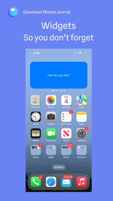 Minute Journal: Mood Tracker Screenshot