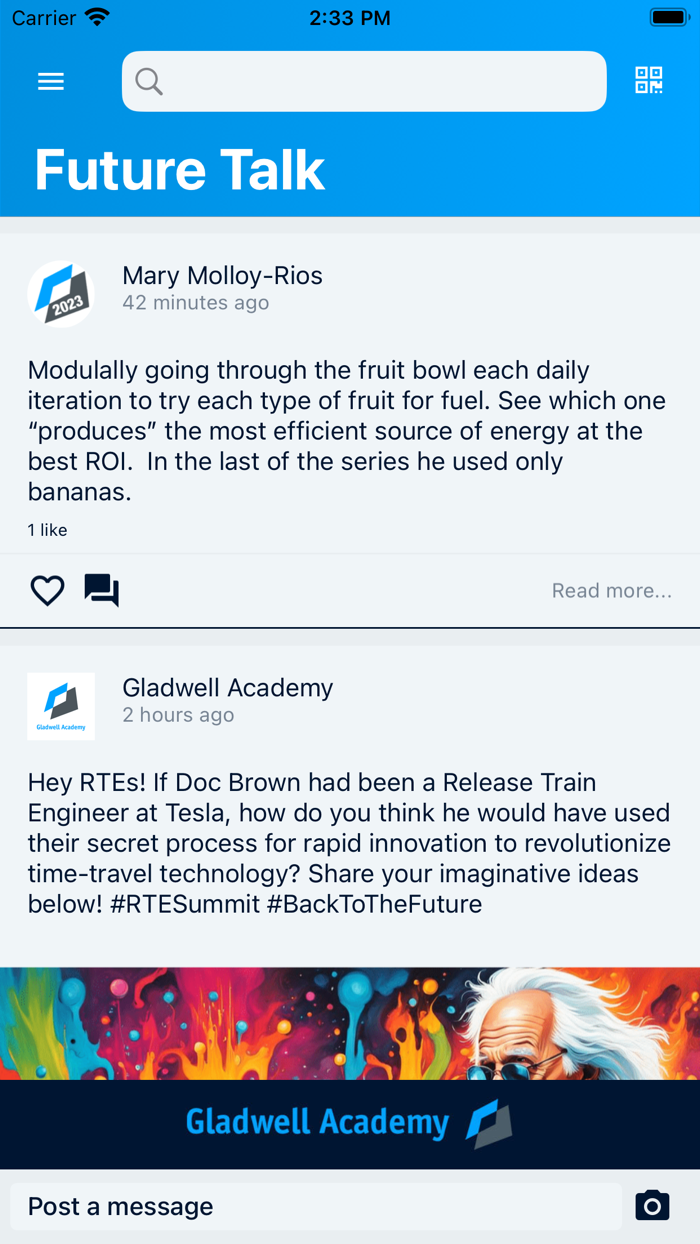 Gladwell Academy Events