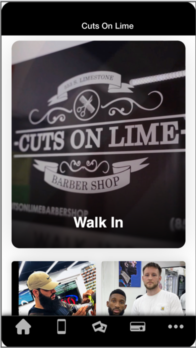 Cuts on lime barbershop Screenshot