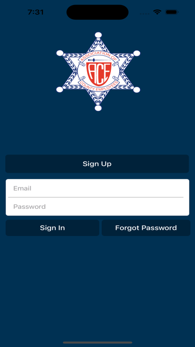 Screenshot #1 pour County Employees Assoc.