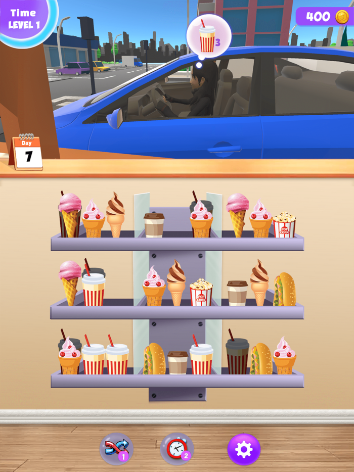 Food Sorting Drive Thru Game