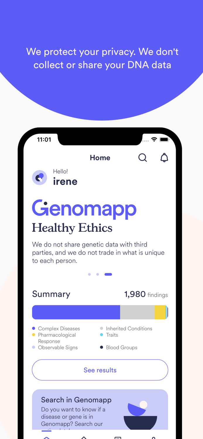 Genomapp. Healthy Ethics.