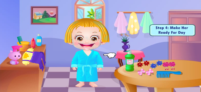 Baby Hazel Hair Care Game