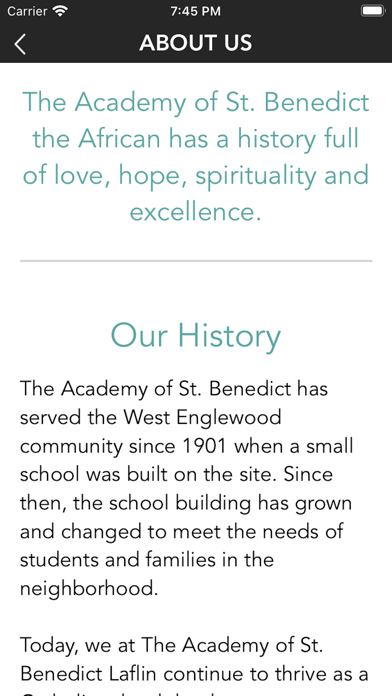 Academy of St. Benedict Screenshot