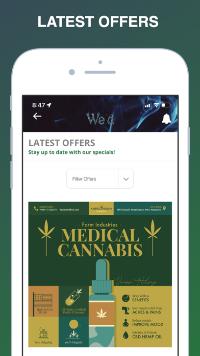 Wed Dispensary Screenshot