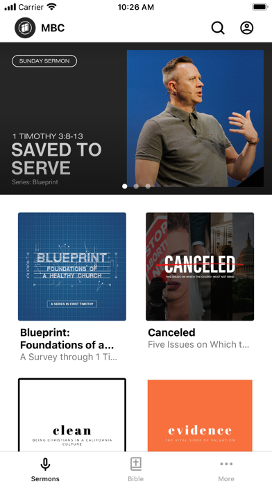 Mission Bible Church Screenshot