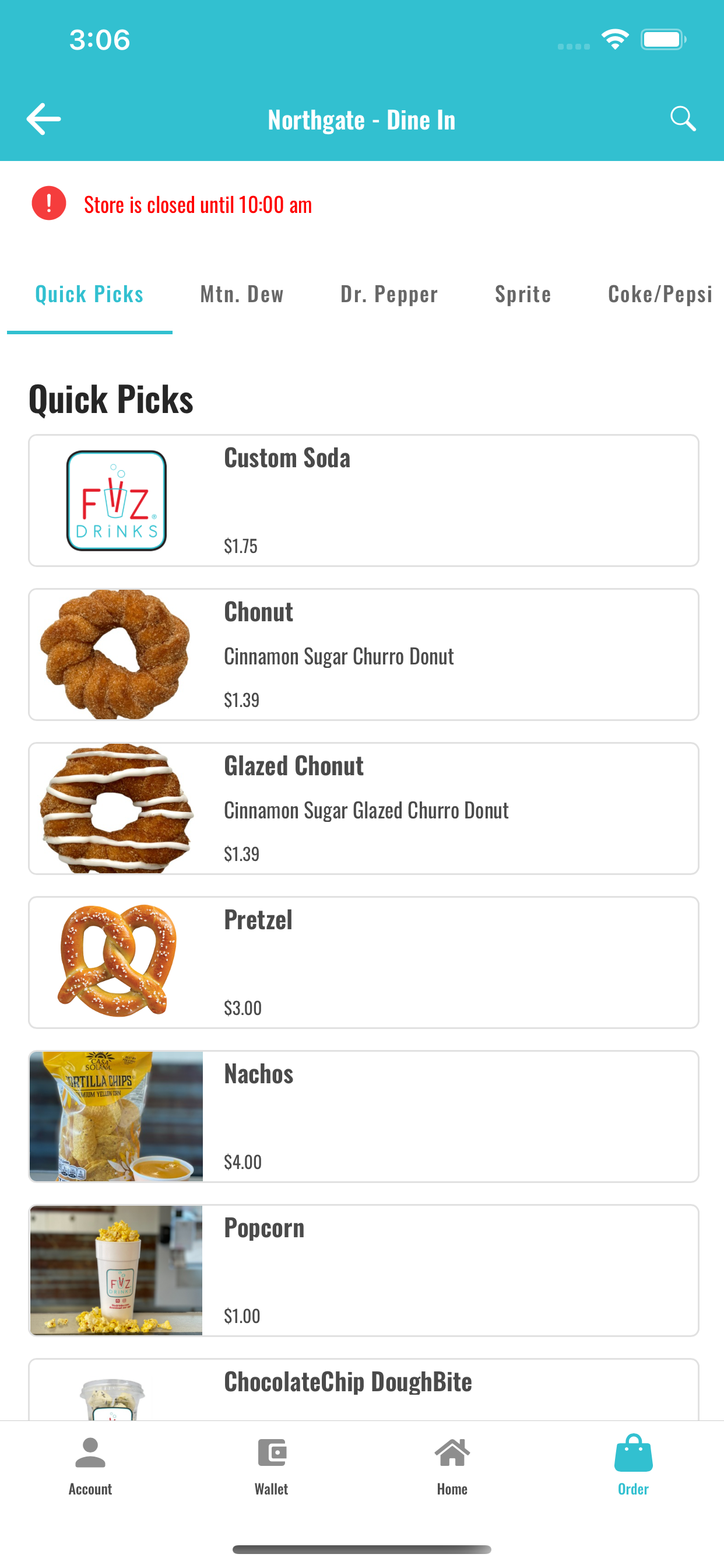 FiiZ Drinks App