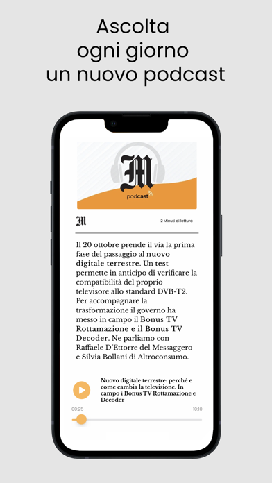 Il Messaggero Mobile Screenshot