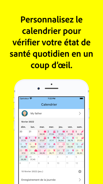 Screenshot #2 pour La température de mon corps