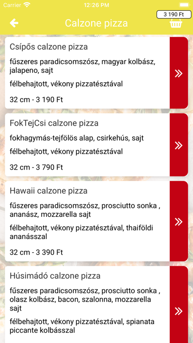 Milans Pizza Screenshot